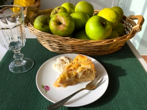 Gebackene Apfeltorte