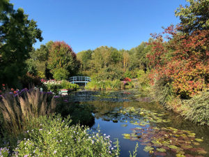 Der Garten des Künstlers A. van Beek ein romantischer neuer Monetgarten