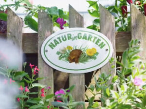 Natur im Garten - Plakette