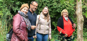 Autorentreffen im Garten der Villa Karulli