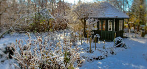 Garten im Winter