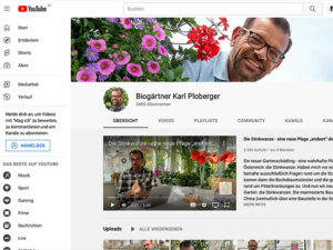 YouTube Biogärtner