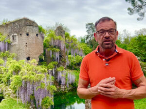 Karl Ploberger auf romantischer Gartenreise