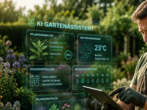 KI-erstelltes Bild "Gartenarbeit"