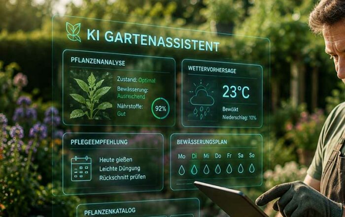 KI-erstelltes Bild "Gartenarbeit"