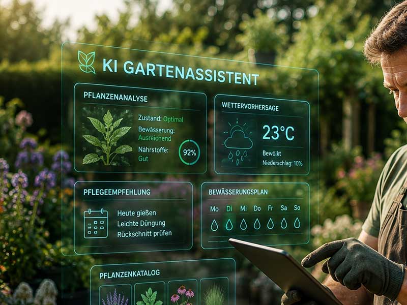 KI-erstelltes Bild "Gartenarbeit"