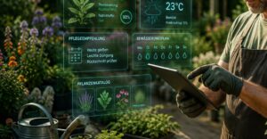 KI-erstelltes Bild "Gartenarbeit"