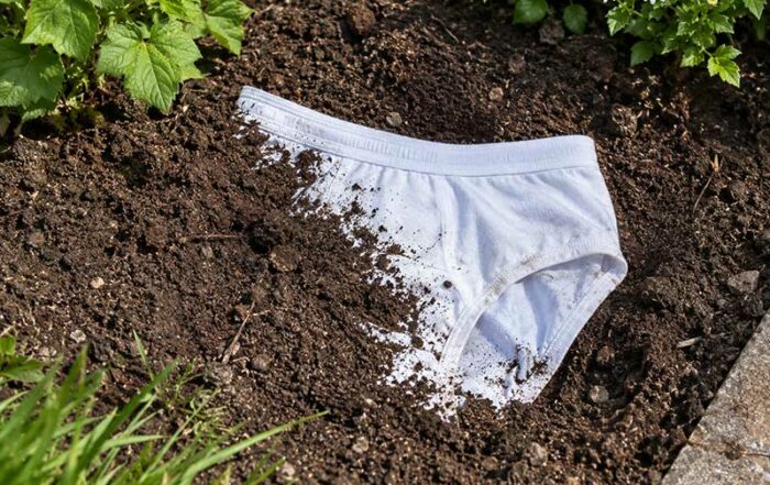 Eingegrabene Unterhose